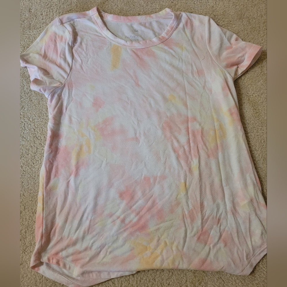 So Favorite Crew Tie Dye Tee Shirt Womens Medium